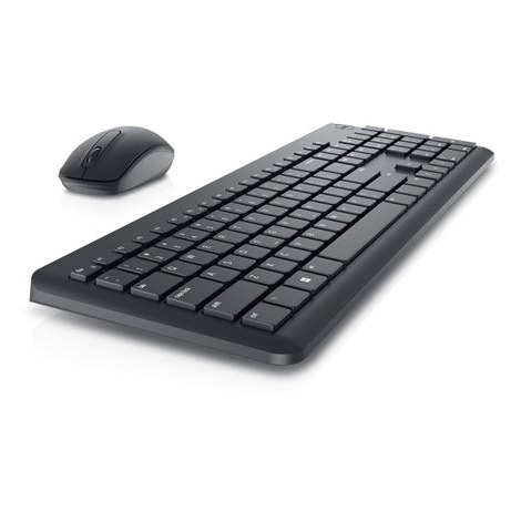 Dell | Keyboard and Mouse | KM3322W | Keyboard and Mouse Set | Wireless | Batteries included | US | Black | Wireless connection - 3